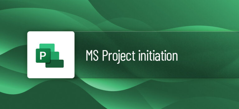Formation MS Project Initiation