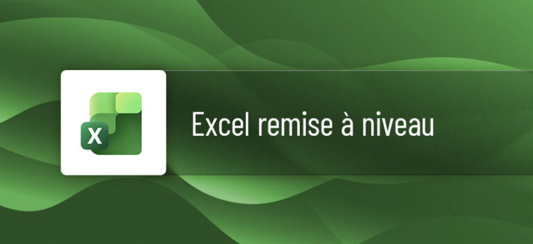 Formation Excel Remise à niveau et Intermédiaire