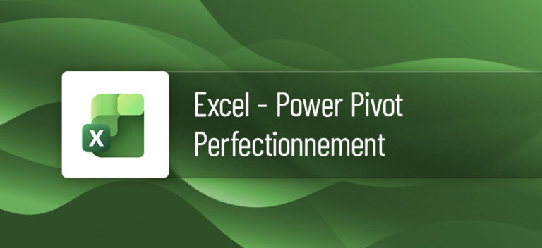 Formation Excel Power Pivot perfectionnement