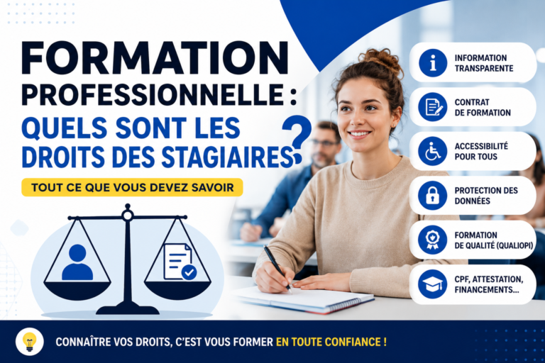 Formation professionnelle : quels sont les droits des stagiaires en 2026 ?